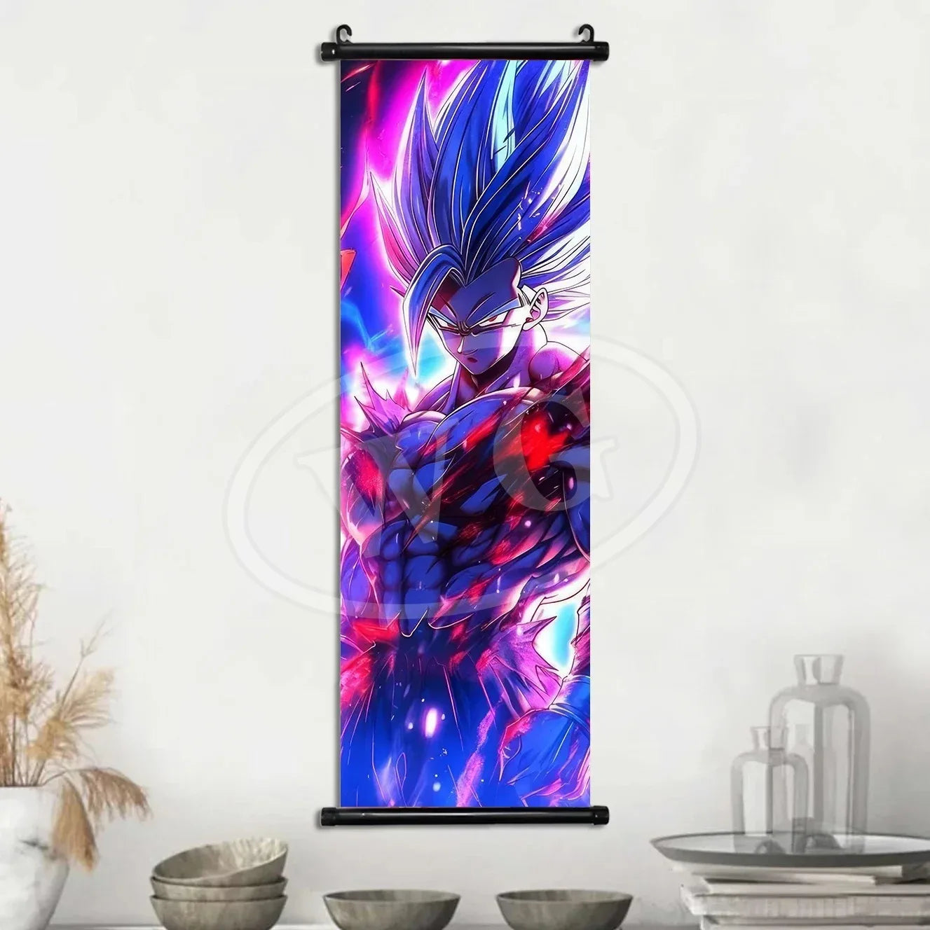 Dragon Ball Anime Poster Sun Wukong Home Decoration Kakarote Buo Wall Hanging Art Badok Scroll Painting Picture Saiya Wallpaper