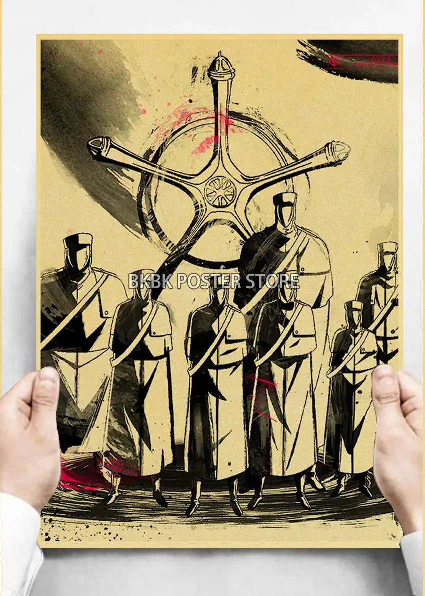 Japanese Anime Bleach ThousandYear Blood War Wall Art Poster  Coffee Boy Bedroom Decor Home Gift Prints Store Art Painting Wall