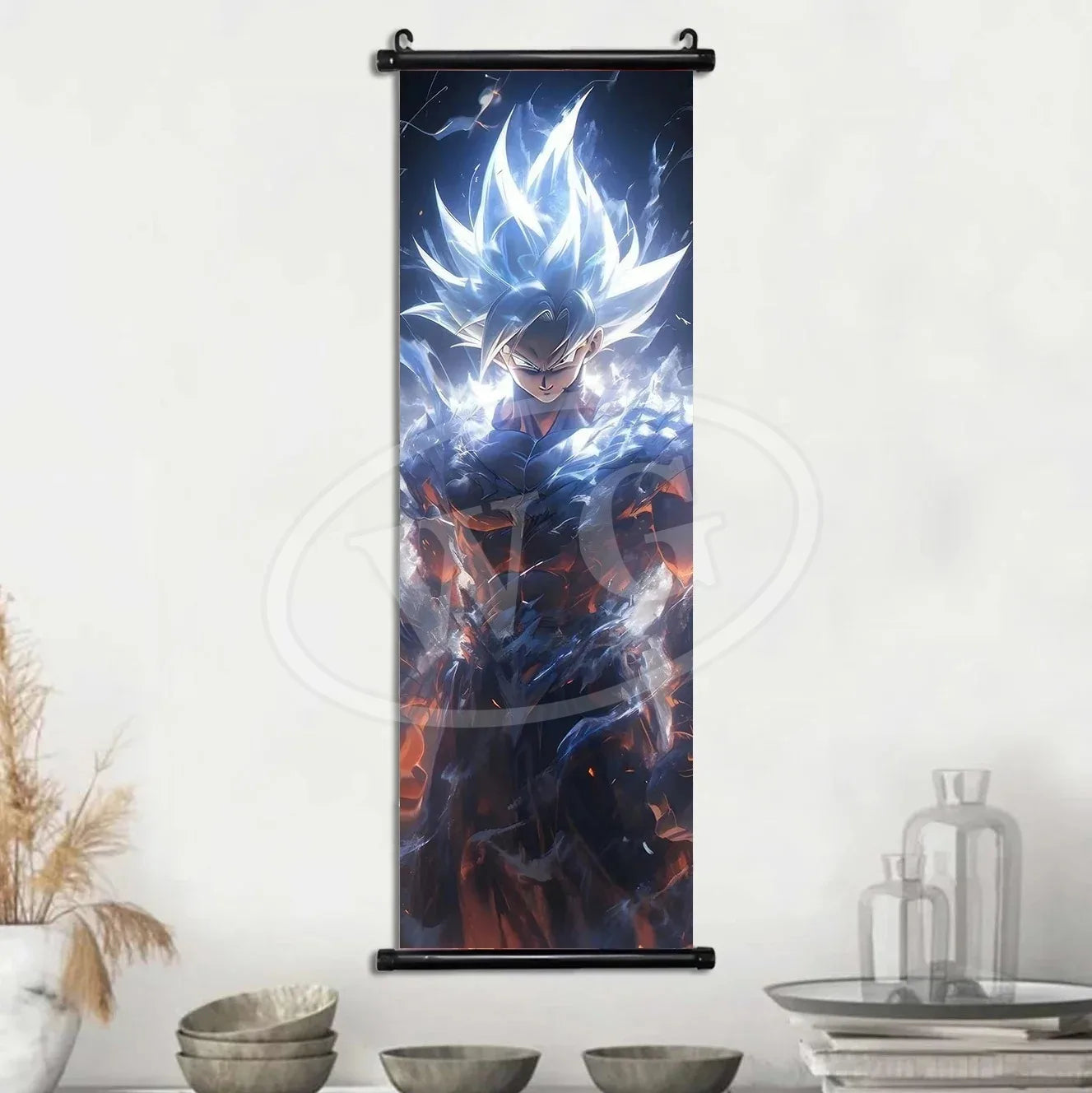 Dragon Ball Anime Poster Sun Wukong Home Decoration Kakarote Buo Wall Hanging Art Badok Scroll Painting Picture Saiya Wallpaper