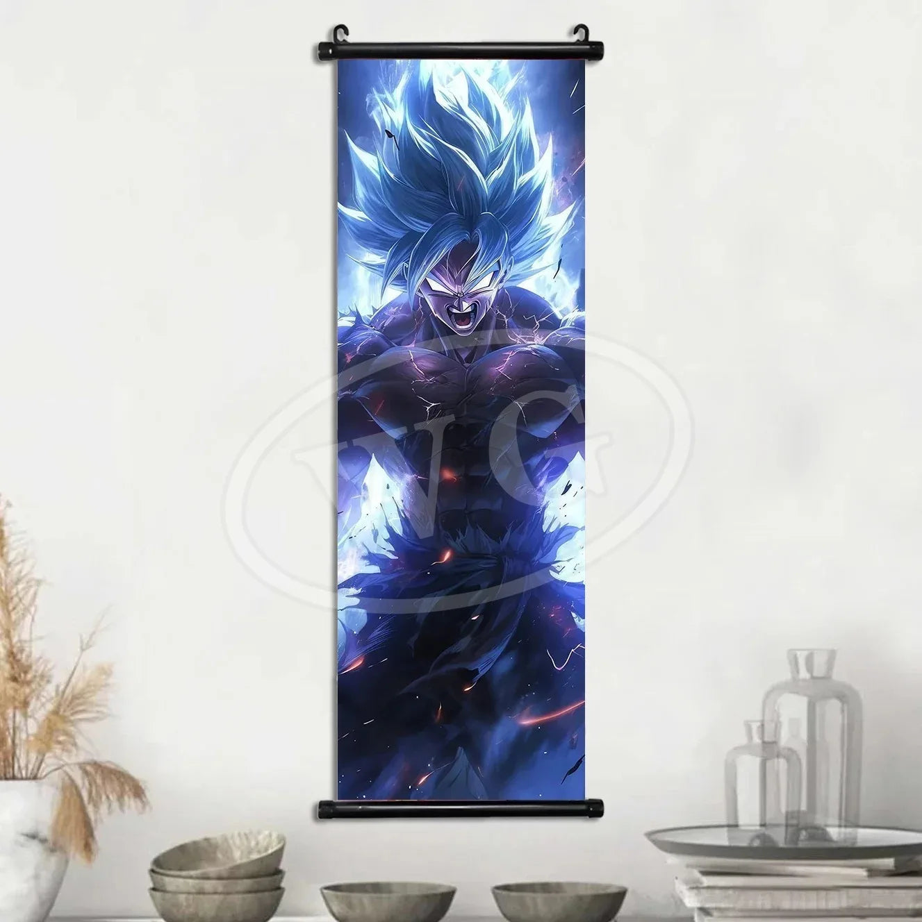 Dragon Ball Anime Poster Sun Wukong Home Decoration Kakarote Buo Wall Hanging Art Badok Scroll Painting Picture Saiya Wallpaper