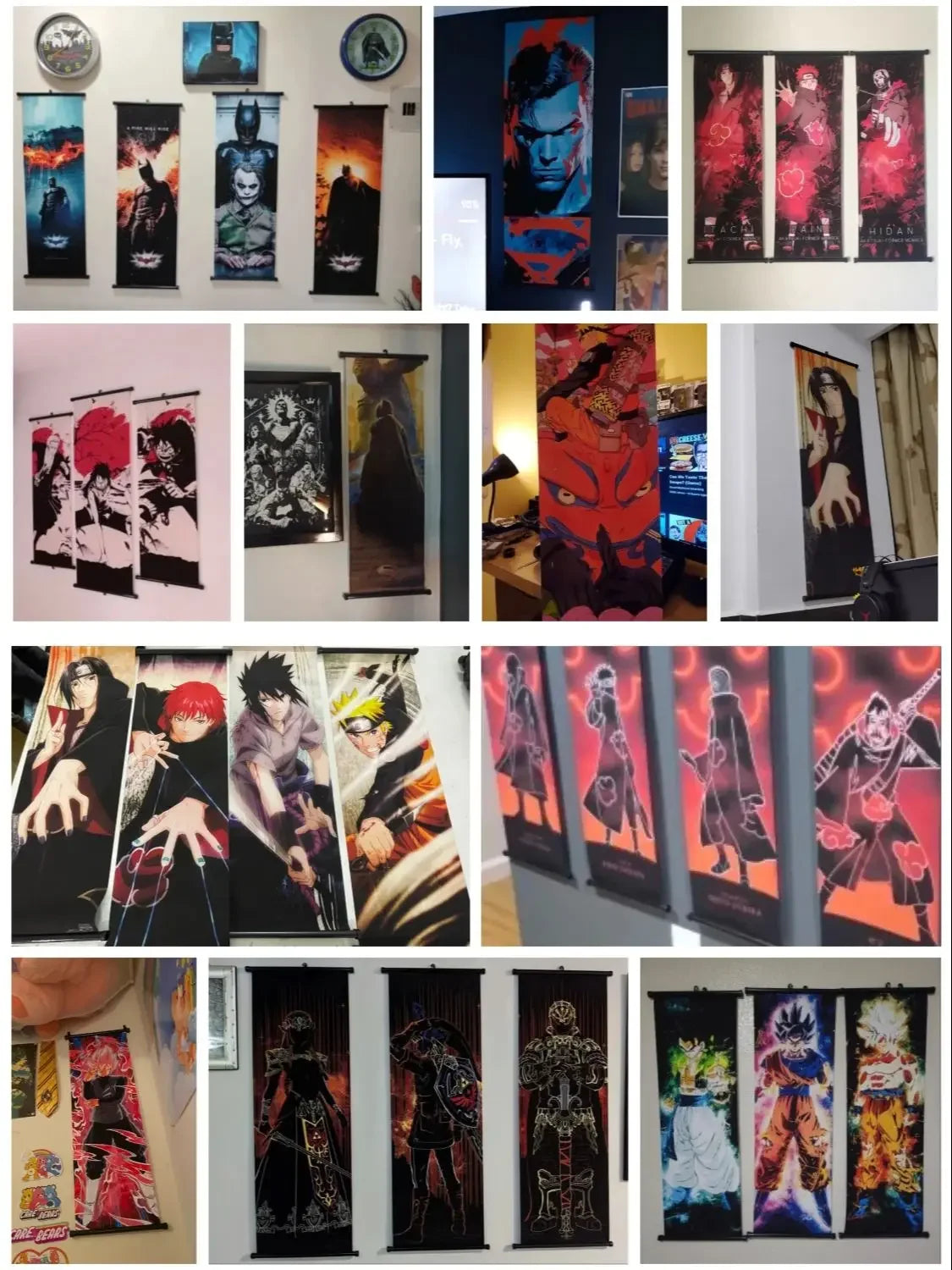 Demon Slayer Wallpaper Comic Poster Wall Artwork Print Anime Hanging Scroll Hashira Home Decoration Art Canvas Painting Kid Gift