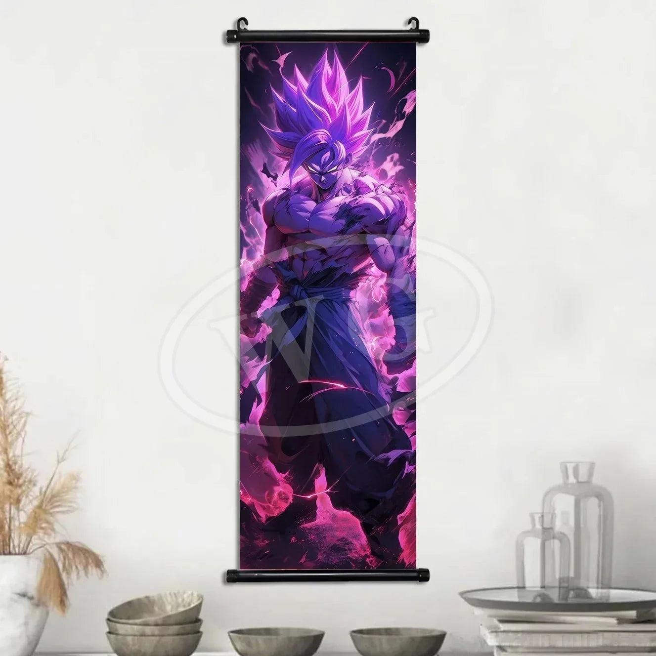 Dragon Ball Anime Poster Sun Wukong Home Decoration Kakarote Buo Wall Hanging Art Badok Scroll Painting Picture Saiya Wallpaper