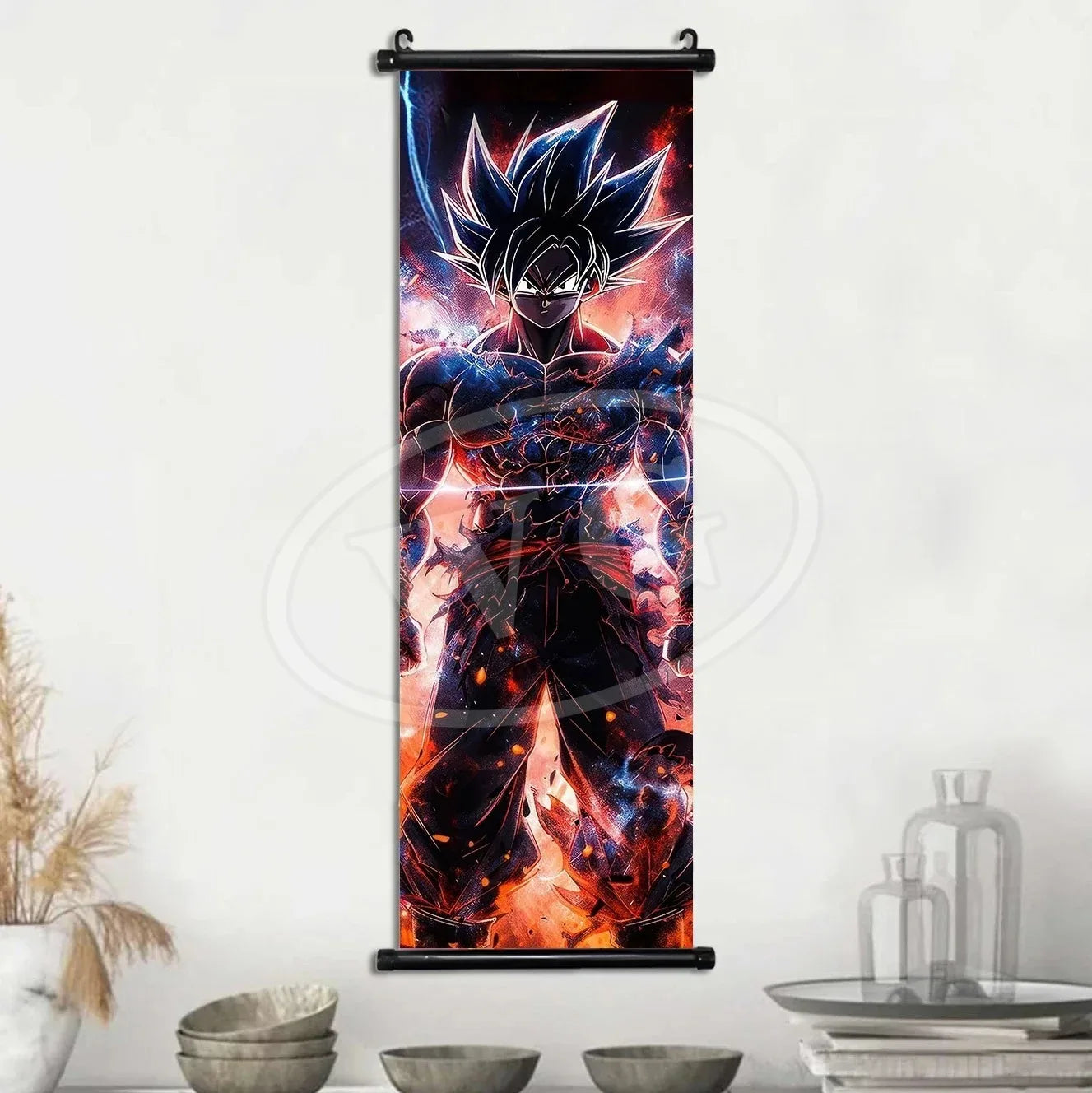 Dragon Ball Anime Poster Sun Wukong Home Decoration Kakarote Buo Wall Hanging Art Badok Scroll Painting Picture Saiya Wallpaper