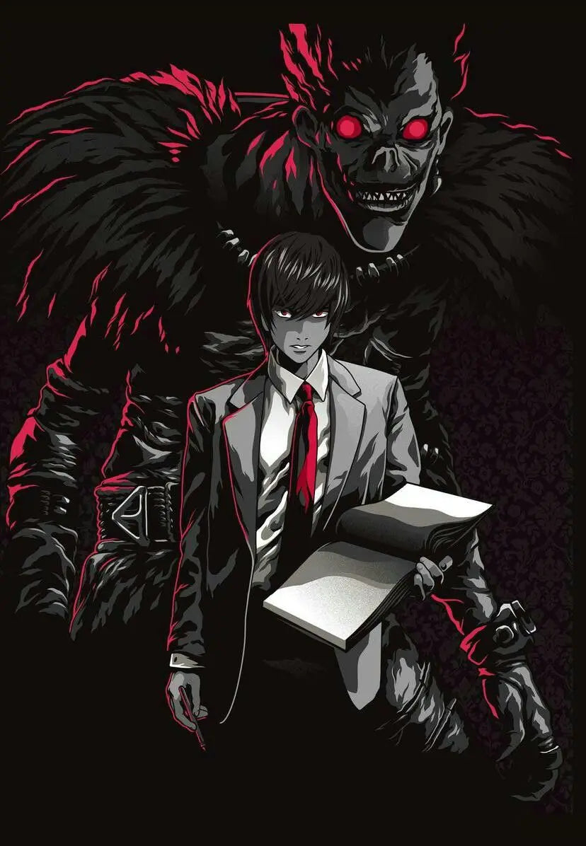 Japaese Anime DEATH NOTE Poster For Living Room Bedroom Home Decor Yagami Raito Canvas Painting Classic Japan Comics Wall Art
