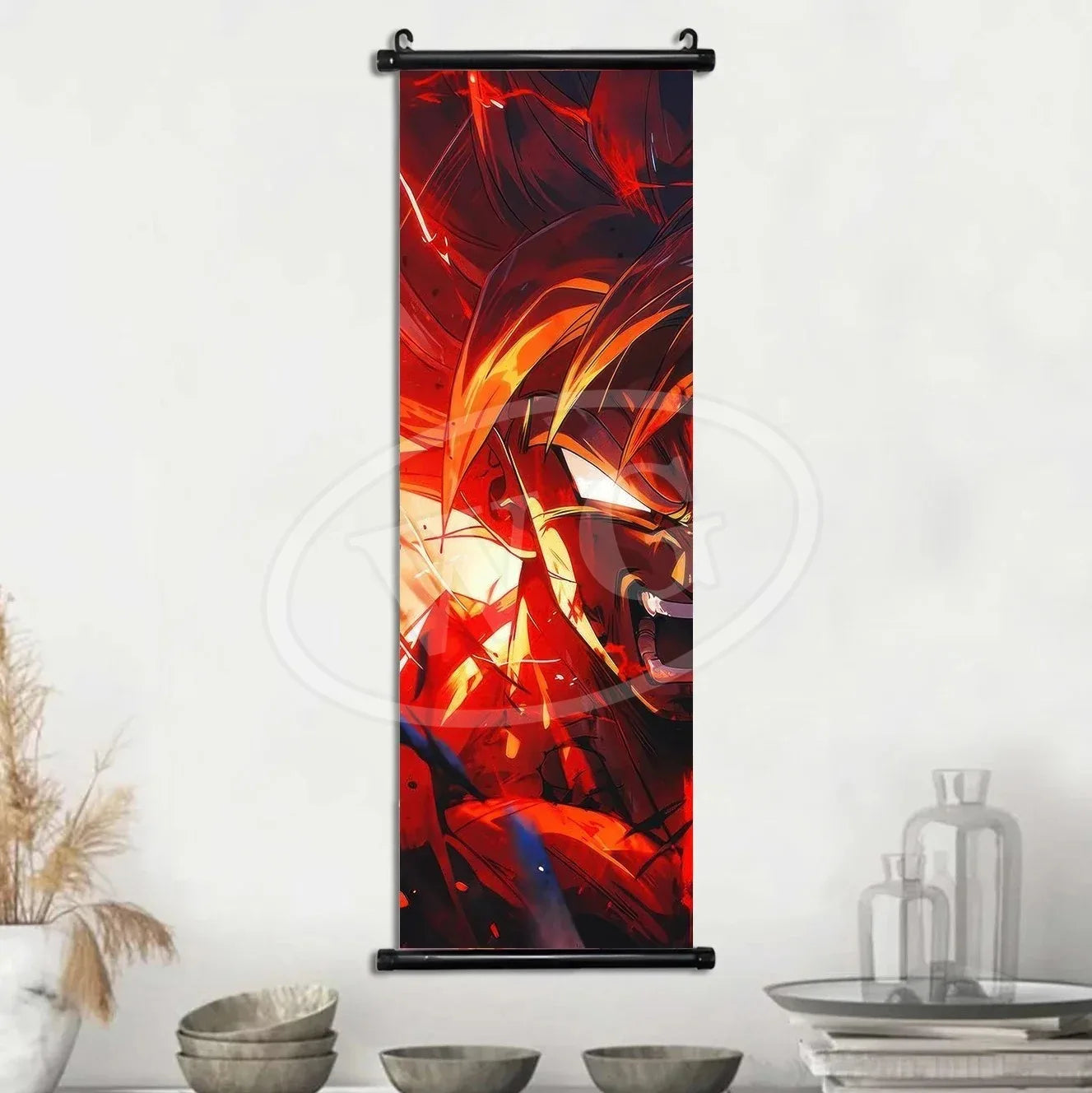 Dragon Ball Anime Poster Sun Wukong Home Decoration Kakarote Buo Wall Hanging Art Badok Scroll Painting Picture Saiya Wallpaper