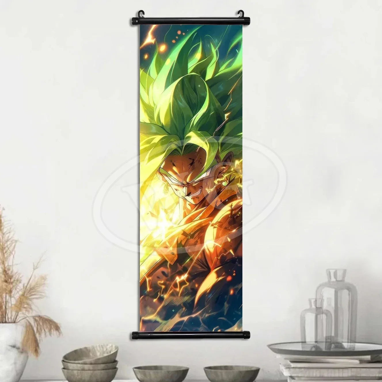 Dragon Ball Anime Poster Sun Wukong Home Decoration Kakarote Buo Wall Hanging Art Badok Scroll Painting Picture Saiya Wallpaper