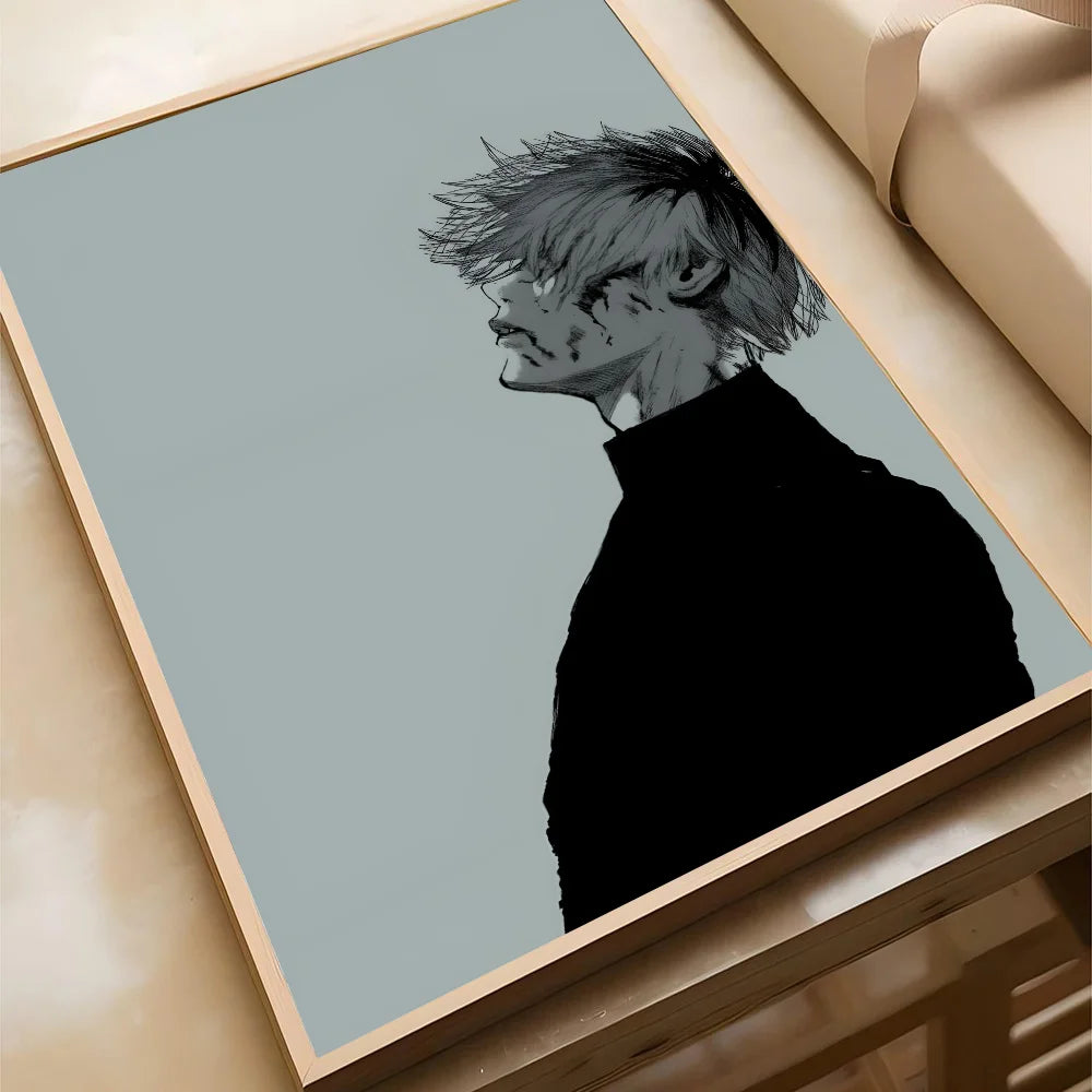 Anime Tokyo Ghoul Poster Poster Paper Print Home Living Room Bedroom Entrance Bar Cafe Art Painting Decoration