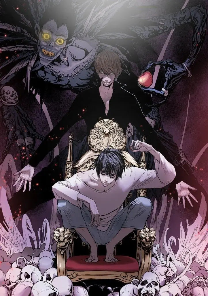 Japaese Anime DEATH NOTE Poster For Living Room Bedroom Home Decor Yagami Raito Canvas Painting Classic Japan Comics Wall Art