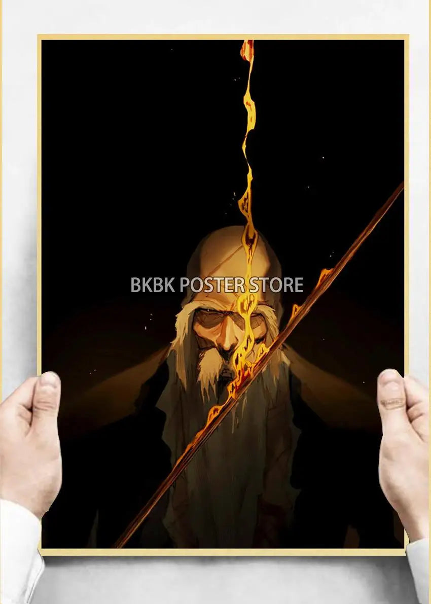 Japanese Anime Bleach ThousandYear Blood War Wall Art Poster  Coffee Boy Bedroom Decor Home Gift Prints Store Art Painting Wall