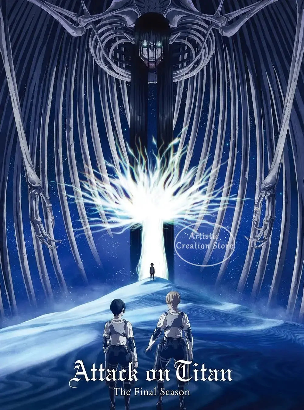Attack on Titan  Canvas Art Poster  Anime Wall Decor for Bedroom Game Room