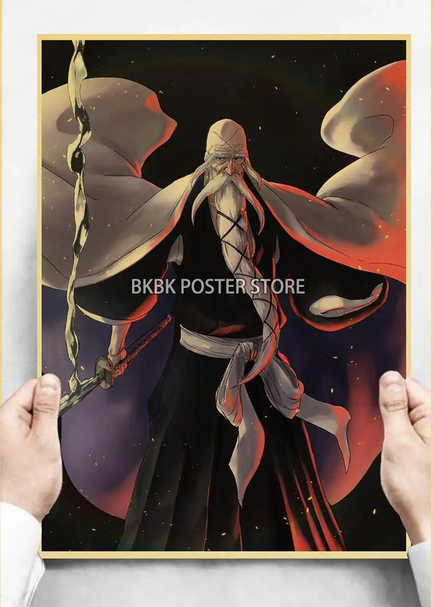 Japanese Anime Bleach ThousandYear Blood War Wall Art Poster  Coffee Boy Bedroom Decor Home Gift Prints Store Art Painting Wall