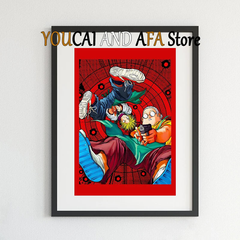 Sakamoto Days New Manga Anime Poster Canvas Painting Gaming Room Home Aesthetic Decor Sakamoto Days Anime Poster Manga Wall Art
