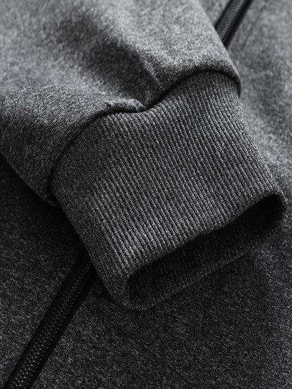 Men's Japanese Samurai Print Hooded Jacket