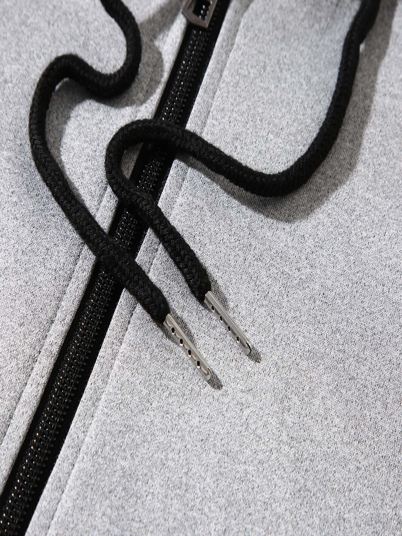 Men's Japanese Samurai Print Hooded Jacket