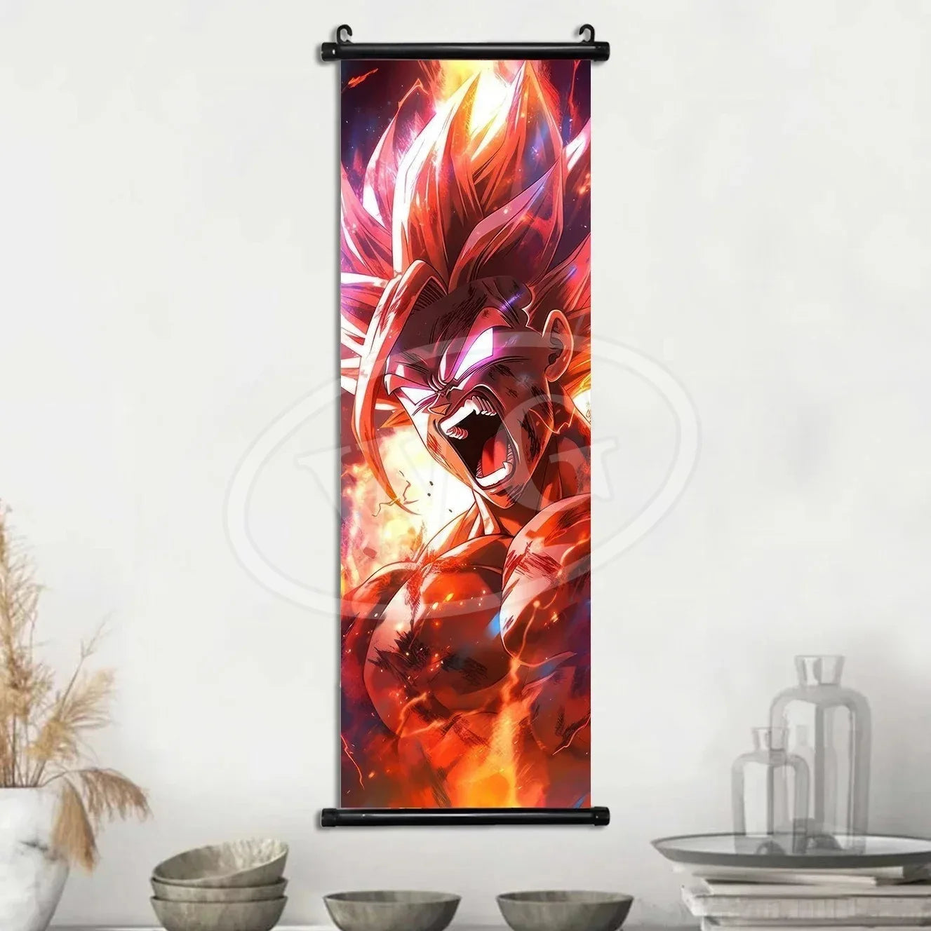 Dragon Ball Anime Poster Sun Wukong Home Decoration Kakarote Buo Wall Hanging Art Badok Scroll Painting Picture Saiya Wallpaper