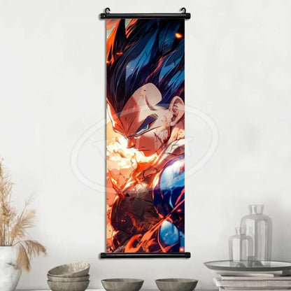 Dragon Ball Anime Poster Sun Wukong Home Decoration Kakarote Buo Wall Hanging Art Badok Scroll Painting Picture Saiya Wallpaper