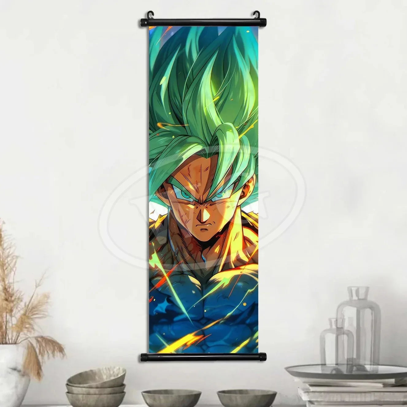 Dragon Ball Anime Poster Sun Wukong Home Decoration Kakarote Buo Wall Hanging Art Badok Scroll Painting Picture Saiya Wallpaper