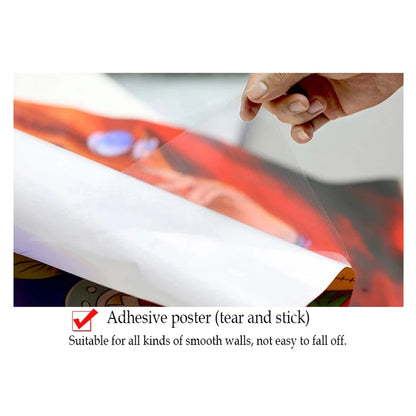 Cool V-Vinland S-Saga Anime Classic Movie Posters Whitepaper Sticker DIY Room Bar Cafe Aesthetic Art Wall Painting