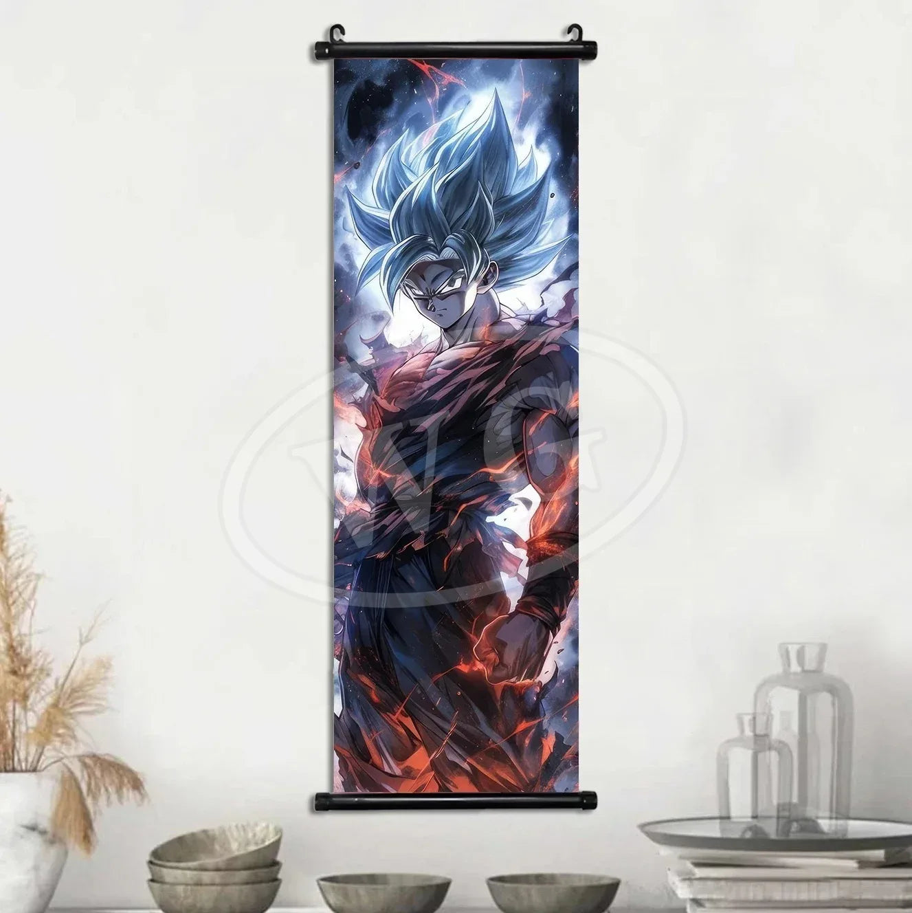Dragon Ball Anime Poster Sun Wukong Home Decoration Kakarote Buo Wall Hanging Art Badok Scroll Painting Picture Saiya Wallpaper