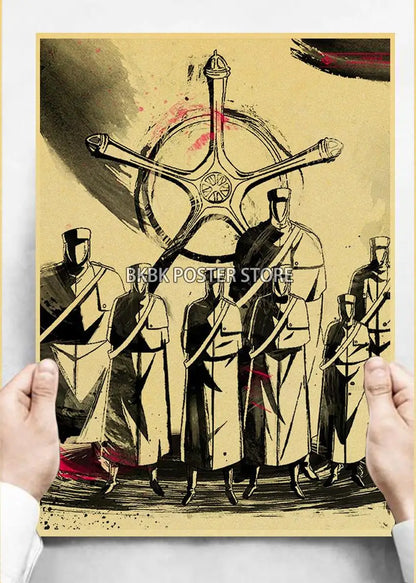 Japanese Anime Bleach ThousandYear Blood War Wall Art Poster  Coffee Boy Bedroom Decor Home Gift Prints Store Art Painting Wall