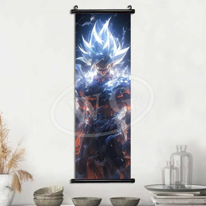 Dragon Ball Anime Poster Sun Wukong Home Decoration Kakarote Buo Wall Hanging Art Badok Scroll Painting Picture Saiya Wallpaper