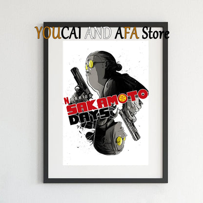 Sakamoto Days New Manga Anime Poster Canvas Painting Gaming Room Home Aesthetic Decor Sakamoto Days Anime Poster Manga Wall Art