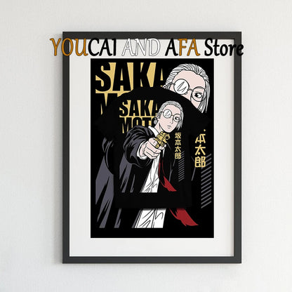 Sakamoto Days New Manga Anime Poster Canvas Painting Gaming Room Home Aesthetic Decor Sakamoto Days Anime Poster Manga Wall Art
