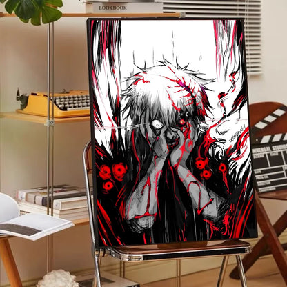 Anime Tokyo Ghoul Poster Poster Paper Print Home Living Room Bedroom Entrance Bar Cafe Art Painting Decoration
