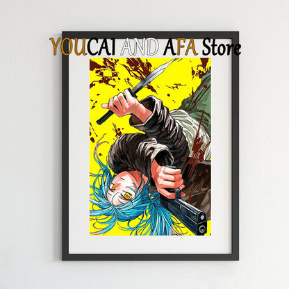 Sakamoto Days New Manga Anime Poster Canvas Painting Gaming Room Home Aesthetic Decor Sakamoto Days Anime Poster Manga Wall Art