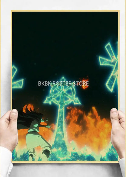 Japanese Anime Bleach ThousandYear Blood War Wall Art Poster  Coffee Boy Bedroom Decor Home Gift Prints Store Art Painting Wall