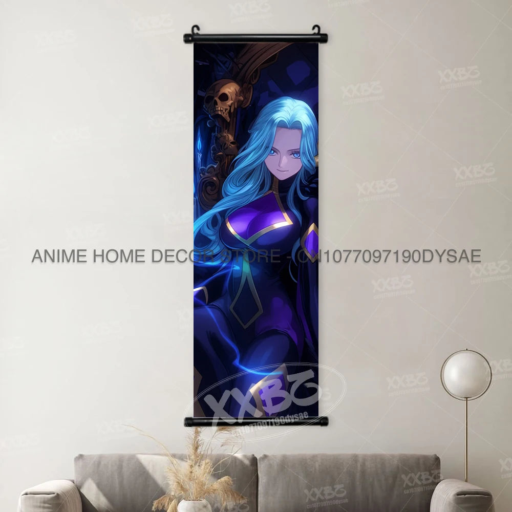 One Piece Posters Monkey D. Luffy Scrolls Pictures Vinsmoke Sanji Roronoa Anime Home Decor Zoro Hanging Painting Wall Art Shanks