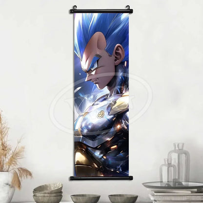 Dragon Ball Anime Poster Sun Wukong Home Decoration Kakarote Buo Wall Hanging Art Badok Scroll Painting Picture Saiya Wallpaper