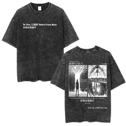 Attack on Titan - T-Shirt (Washed look)