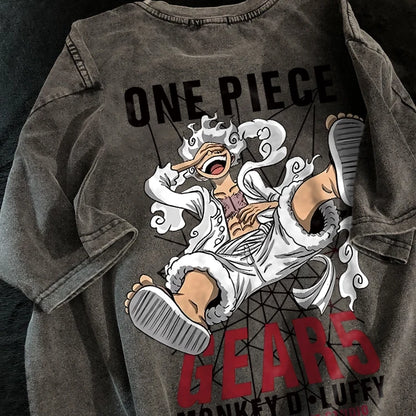 One Piece - T-Shirt (Washed look)