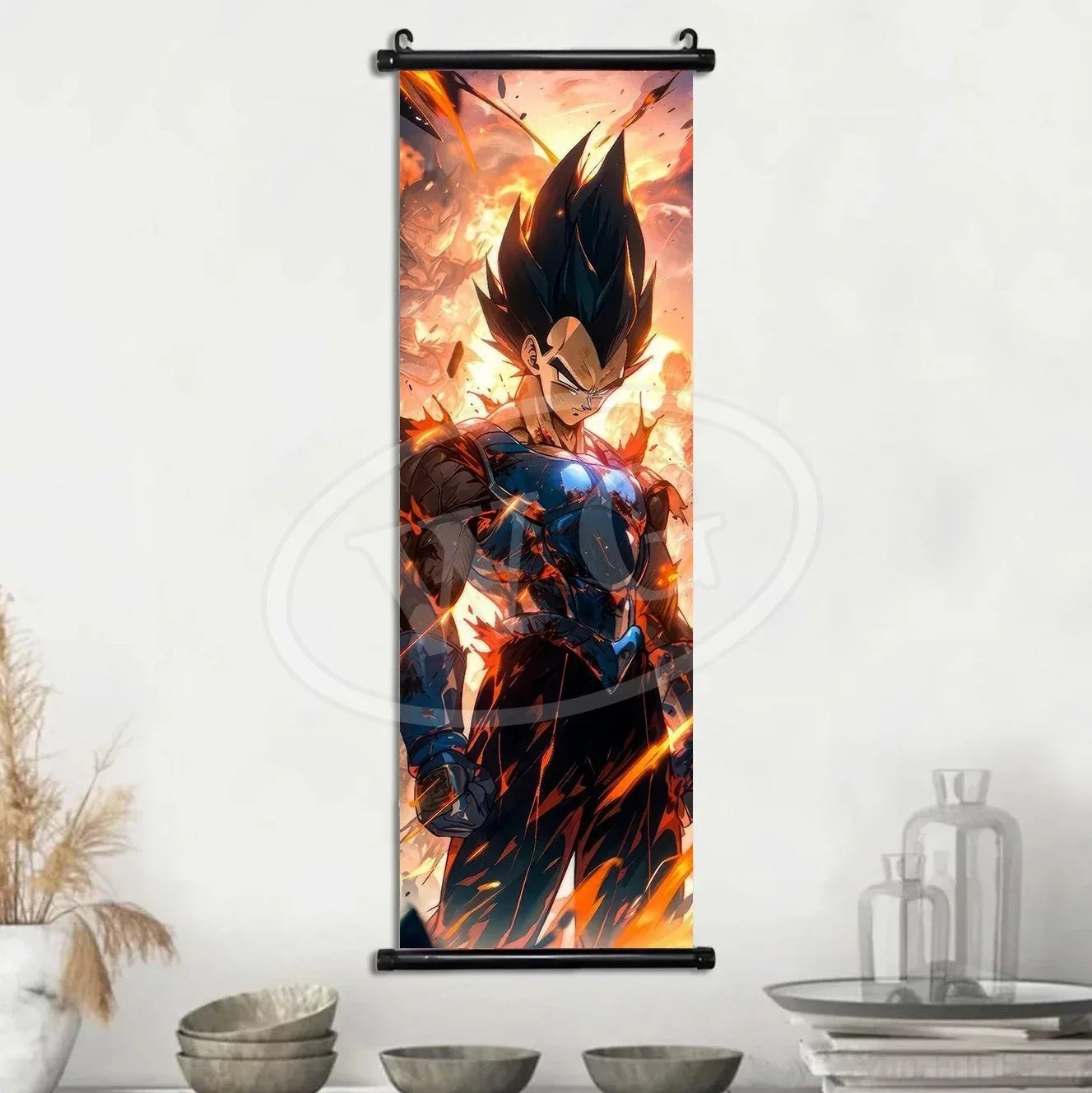 Dragon Ball Anime Poster Sun Wukong Home Decoration Kakarote Buo Wall Hanging Art Badok Scroll Painting Picture Saiya Wallpaper