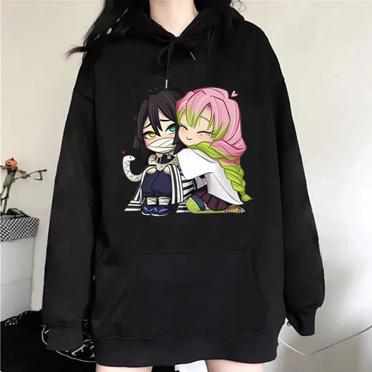 Demon Slayer - Hoodies (Obanai Iguro + Mitsuri Kanroji)