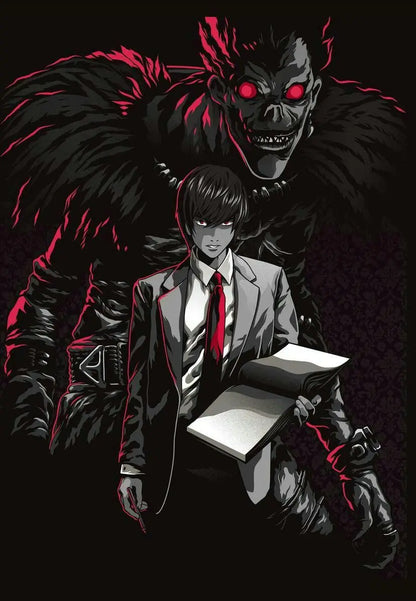 Japaese Anime DEATH NOTE Poster For Living Room Bedroom Home Decor Yagami Raito Canvas Painting Classic Japan Comics Wall Art