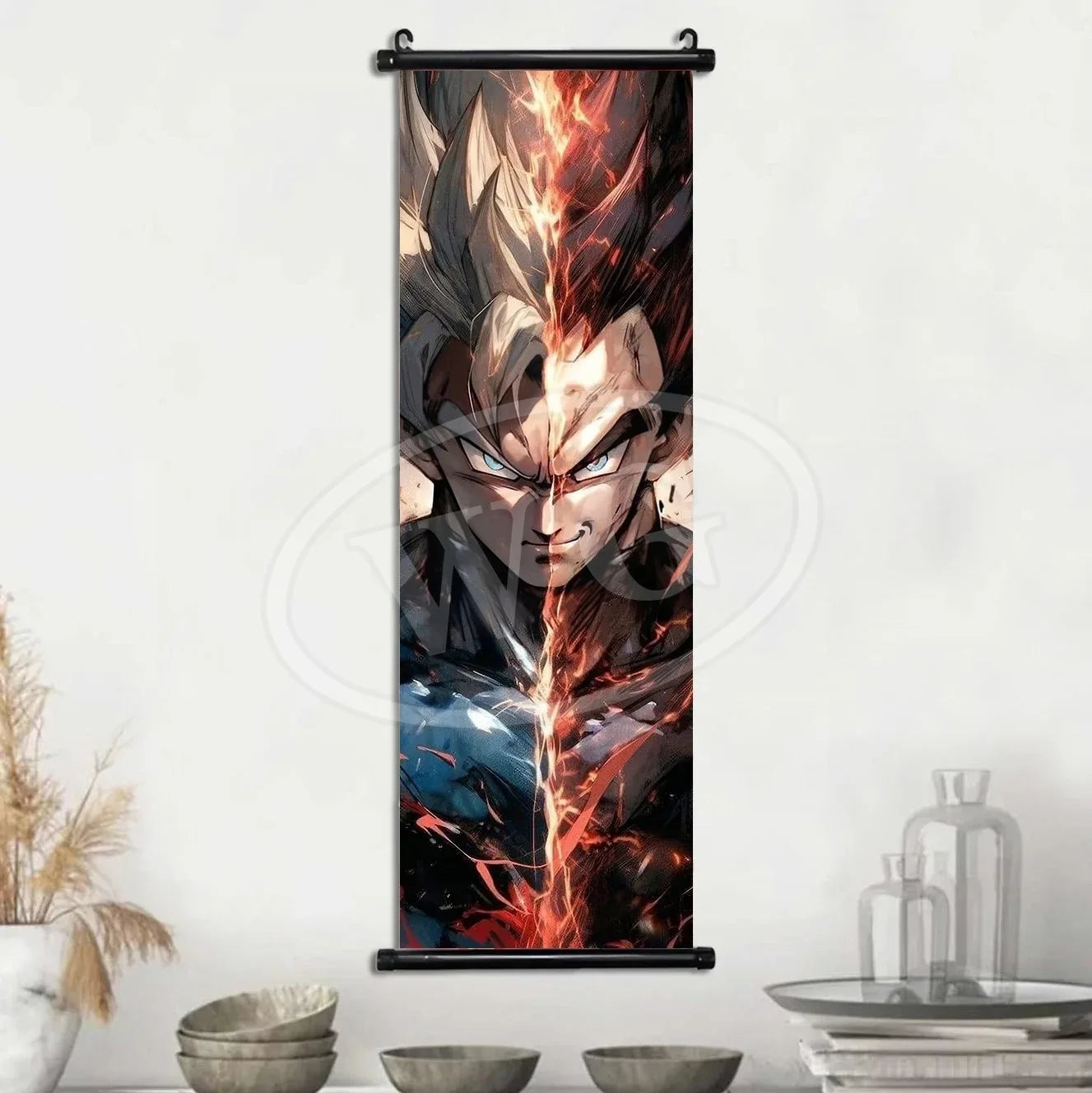 Dragon Ball Anime Poster Sun Wukong Home Decoration Kakarote Buo Wall Hanging Art Badok Scroll Painting Picture Saiya Wallpaper