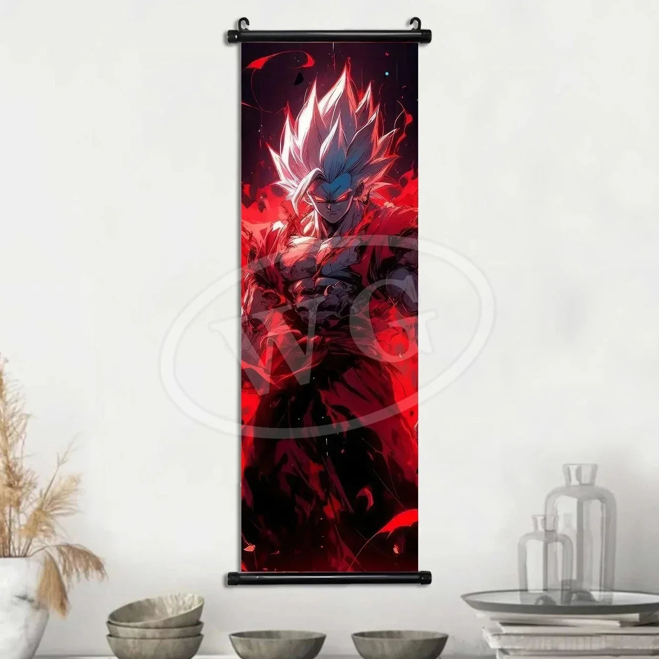 Dragon Ball Anime Poster Sun Wukong Home Decoration Kakarote Buo Wall Hanging Art Badok Scroll Painting Picture Saiya Wallpaper