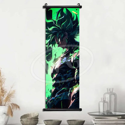 Dragon Ball Anime Poster Sun Wukong Home Decoration Kakarote Buo Wall Hanging Art Badok Scroll Painting Picture Saiya Wallpaper