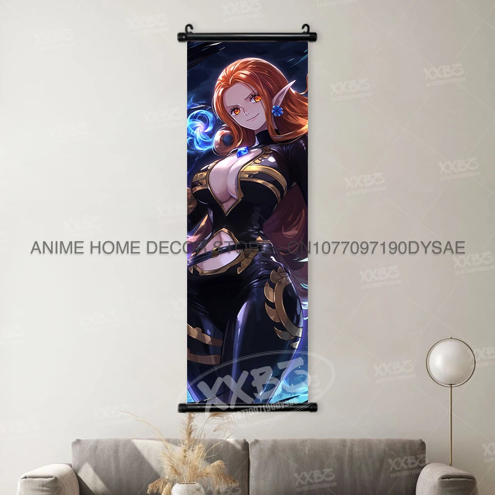 One Piece Posters Monkey D. Luffy Scrolls Pictures Vinsmoke Sanji Roronoa Anime Home Decor Zoro Hanging Painting Wall Art Shanks