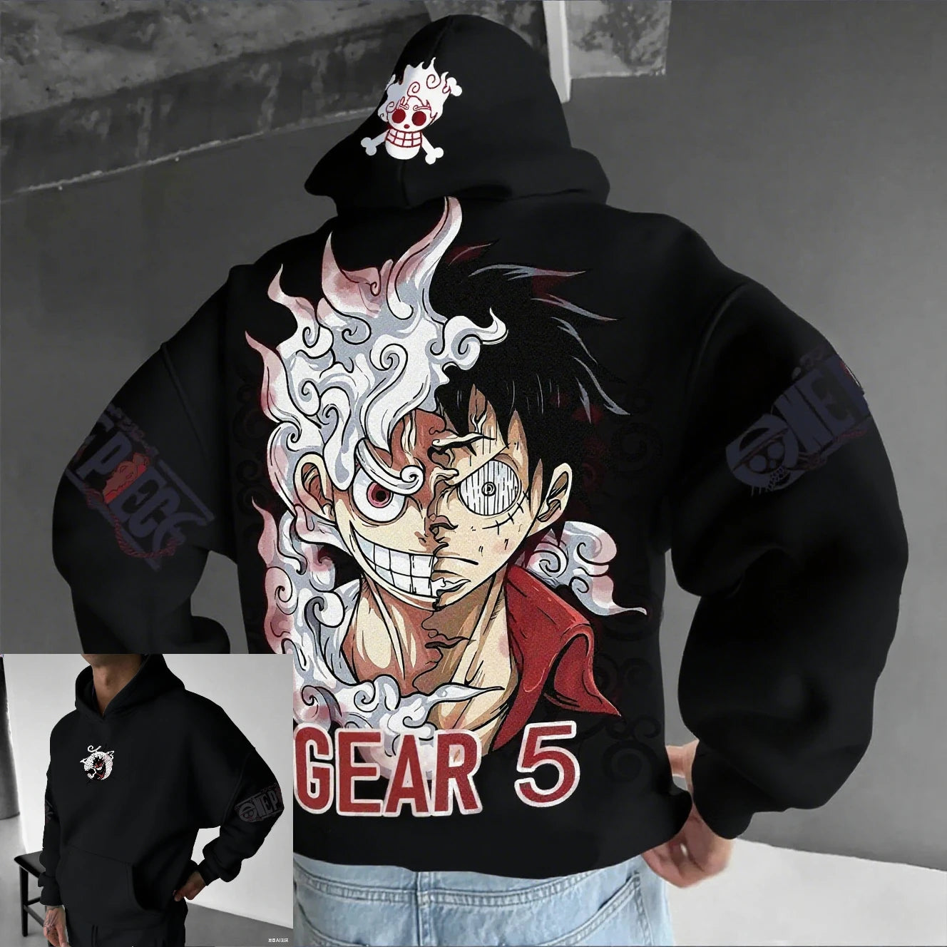 One Piece - Hoodie (Luffy Gear 5)