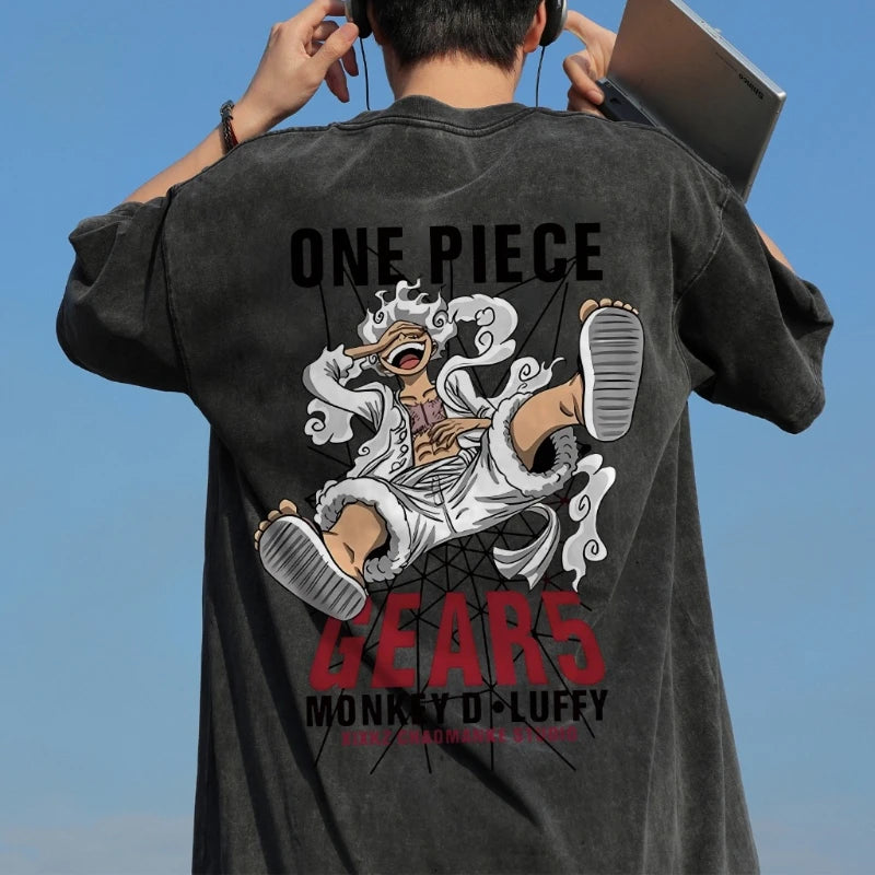 One Piece - T-Shirt (Washed look)