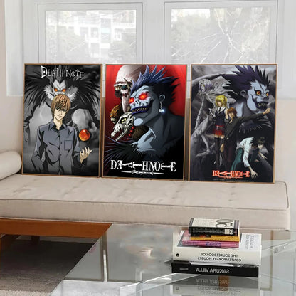 Japaese Anime DEATH NOTE Poster For Living Room Bedroom Home Decor Yagami Raito Canvas Painting Classic Japan Comics Wall Art