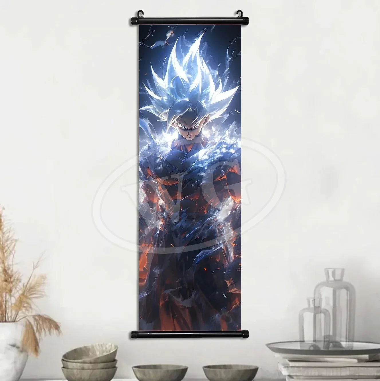 Dragon Ball Anime Poster Sun Wukong Home Decoration Kakarote Buo Wall Hanging Art Badok Scroll Painting Picture Saiya Wallpaper