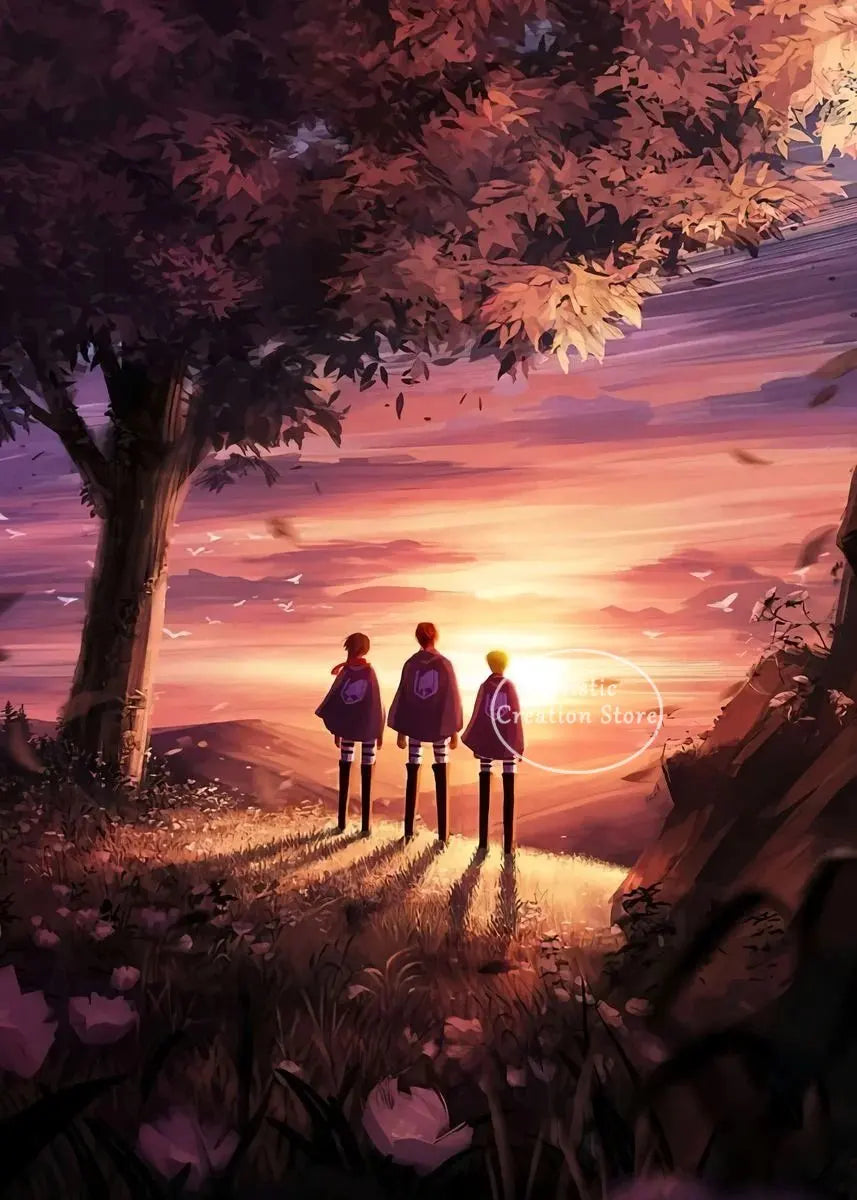 Attack on Titan  Canvas Art Poster  Anime Wall Decor for Bedroom Game Room