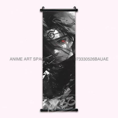Anime Naruto Hanging Painting Hatake Kakashi Wall Art Scrolls Picture Uchiha Sasuke Home Decor Canvas Poster Haruno Sakura Mural