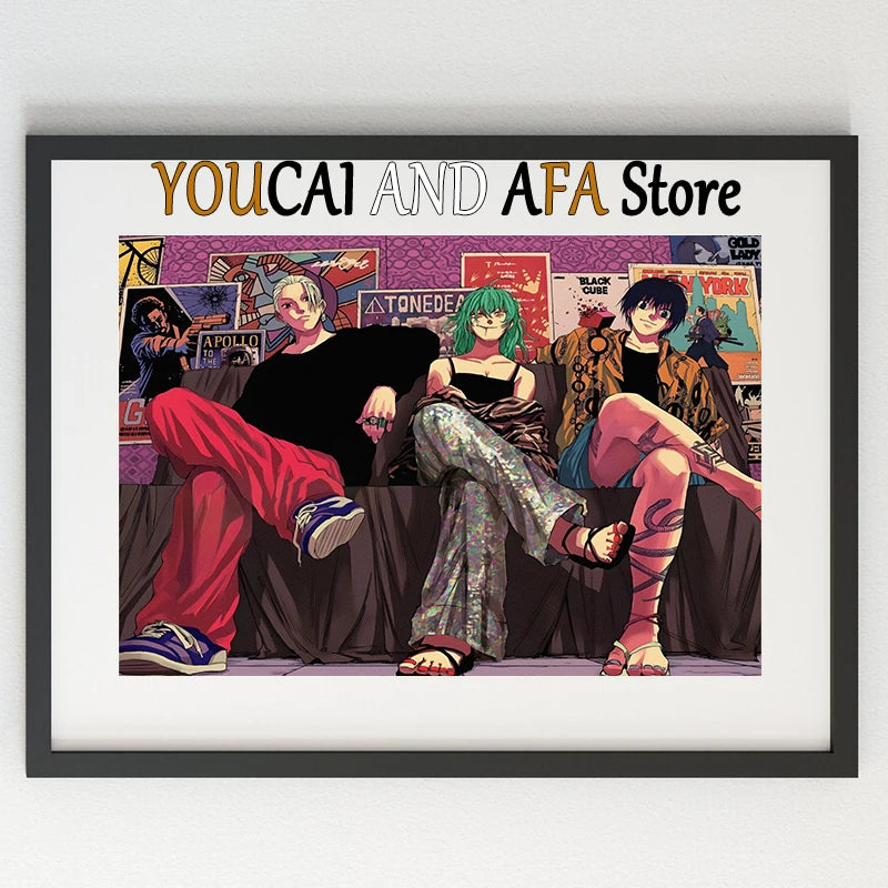 Sakamoto Days New Manga Anime Poster Canvas Painting Gaming Room Home Aesthetic Decor Sakamoto Days Anime Poster Manga Wall Art