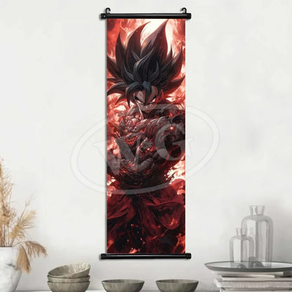 Dragon Ball Anime Poster Sun Wukong Home Decoration Kakarote Buo Wall Hanging Art Badok Scroll Painting Picture Saiya Wallpaper