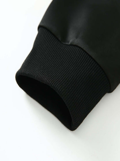 Men's Japanese Samurai Print Hooded Jacket